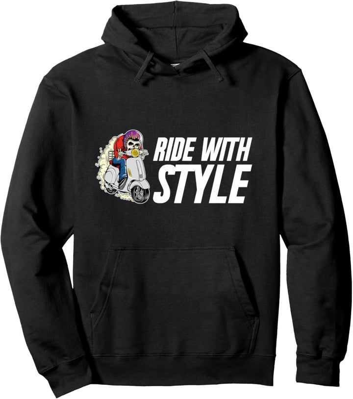 Motorroller Mofa Moped Scooter Rollerfahrer - Roller Pullover Hoodie