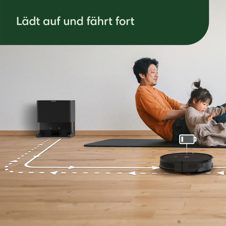 iRobot Roomba Combo Essential Saug- und Wischroboter (Y0110), leistungsstarkes Saugen und Wischen, 3