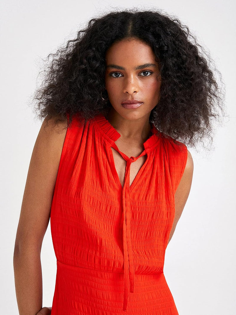 Desigual Damen Casual Dress M Orange, M Orange