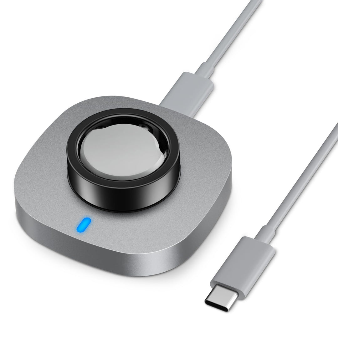 ZOOROO Ladegerät kompatibel mit Oura Ring Gen 3 Horizon/3 Heritage, Schnelllade-Dock mit USB C Kabel