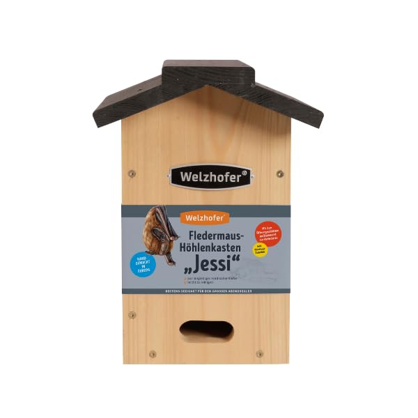 Welzhofer Fledermaus-Höhlenkasten Jessi, Fledermaushaus geeignet für den grossen Abendsegler, Fleder