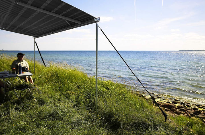 Thule Sturmverspannung Hold Down Side Strap Kit, Schwarz, kompatible mit Caravan Single, Single