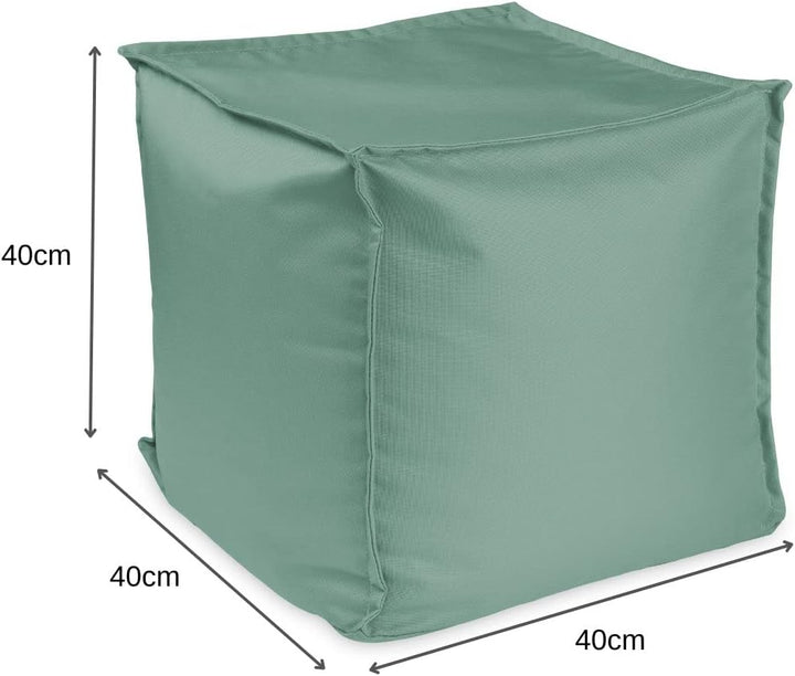 chilly pilley Sitzsack Sitzhocker mit EPS-Perlen Füllung 40x40x40cm Fusshocker Sitz-Pouf für Kinder