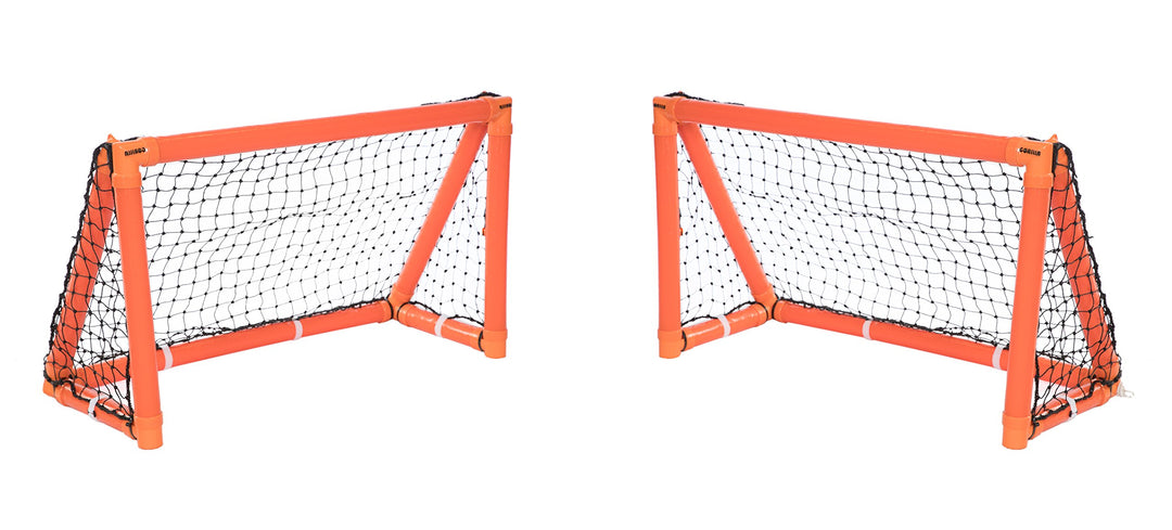 Phoenix Sporting Goods Unisex-Jugend Gorilla Training Aufblasbares Hockey-Tor, Orange/Noir, TU