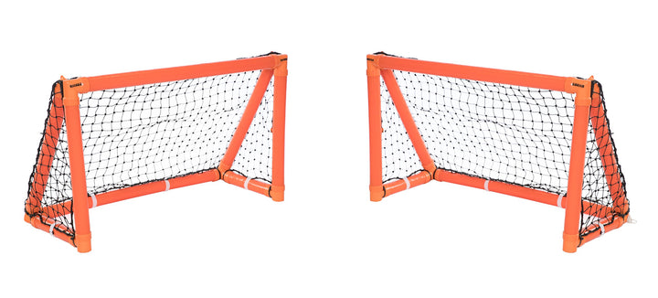 Phoenix Sporting Goods Unisex-Jugend Gorilla Training Aufblasbares Hockey-Tor, Orange/Noir, TU