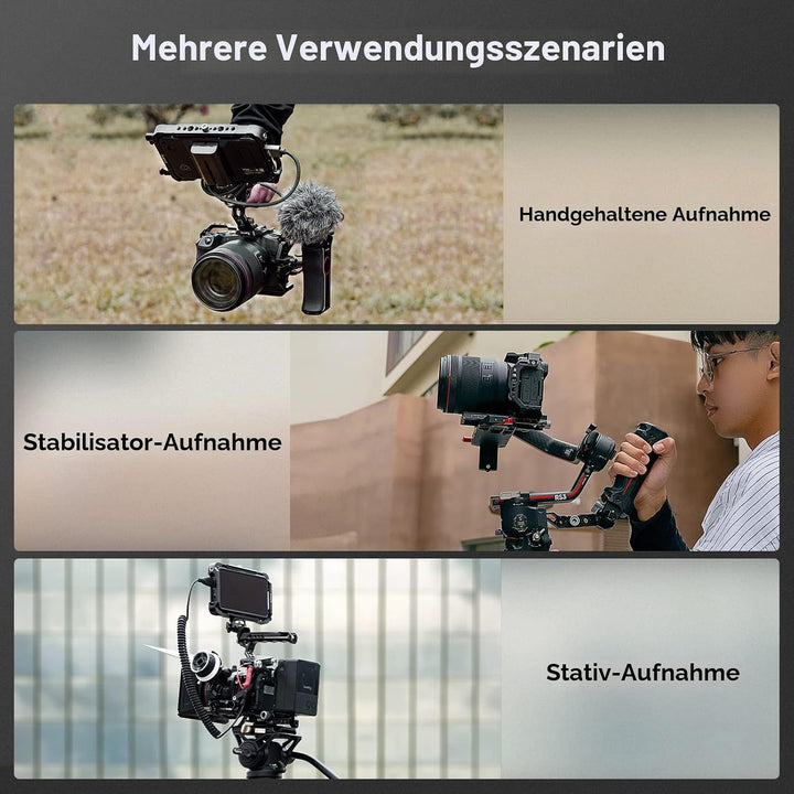 SMALLRIG Cage für Canon R8, Kamerakäfig mit 1/4"-20 Gewindelöchern, 3/8"-16 Positionierungslöchern f