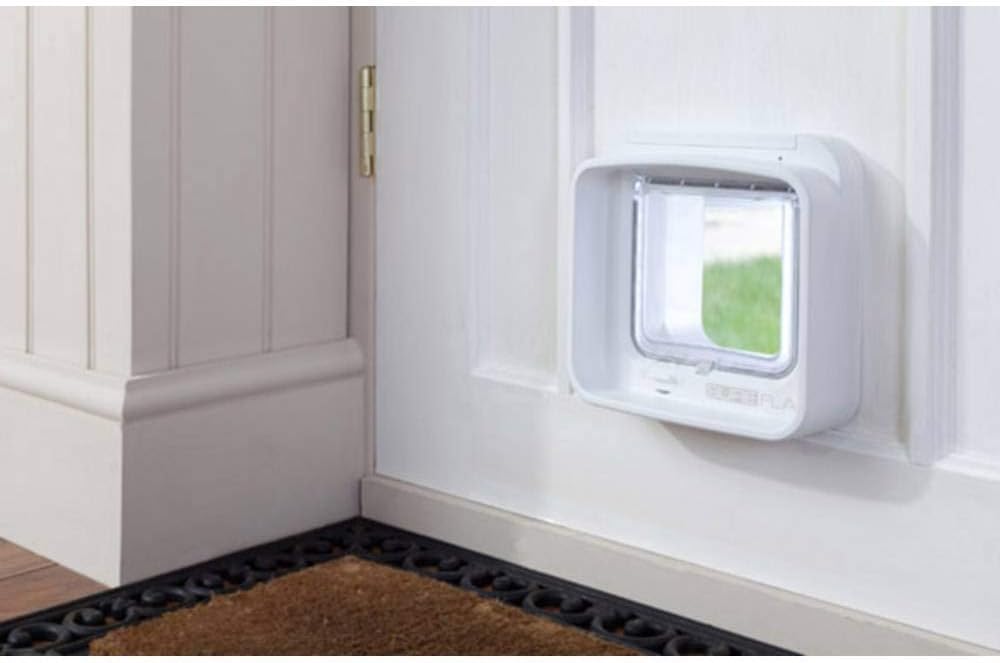 SureFlap DualScan Katzenklappe, weiss 1 Stück (1er Pack)
