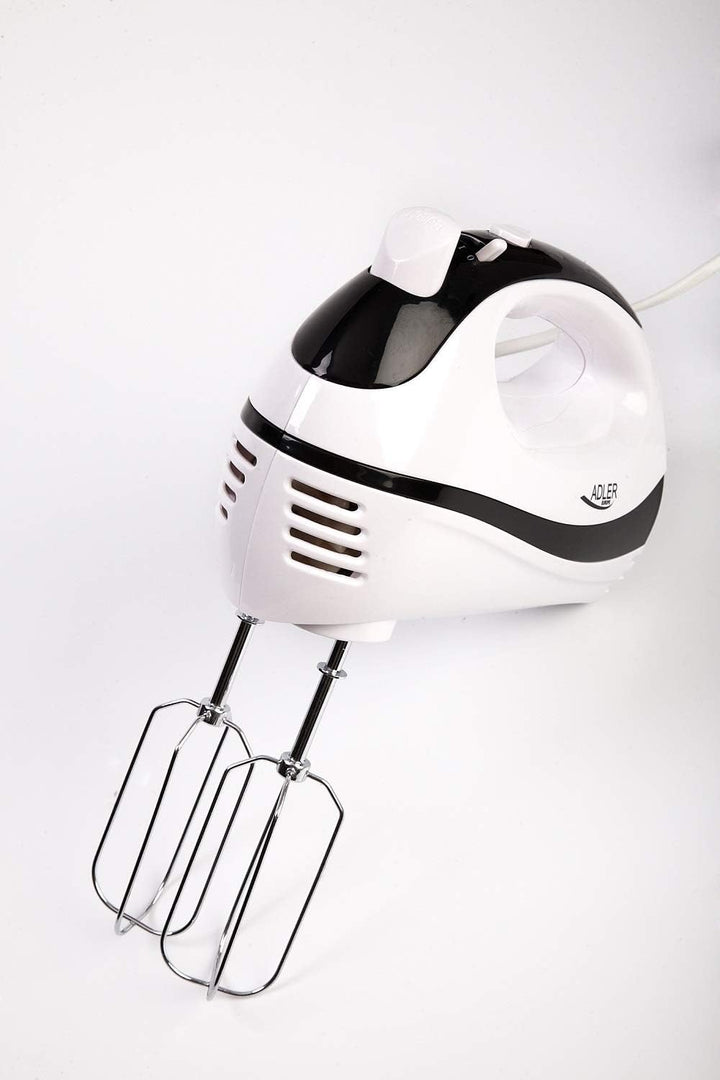 Adler 4205b AD 4205 Handmixer, schwarz/weiss Schwarz / Weiss, Schwarz / Weiß