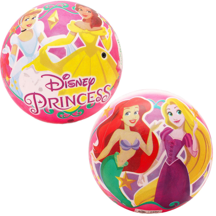Toyland® 23 cm (9 Zoll) Prinzessinnen-Spielball – Aschenputtel, Ariel, Belle und Rapunzel – Spielzeu