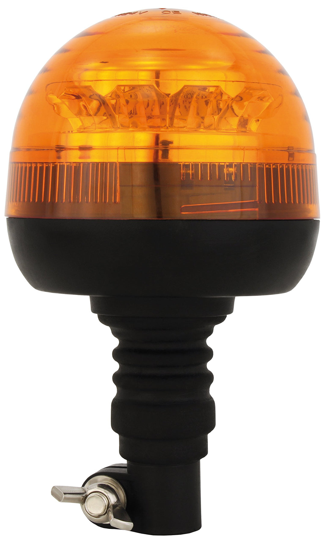 AdLuminis LED Kleine Rundumleuchte Orange Mit Flexiblem Fuss, 12V und 24V Spannung, Blinkleuchte War