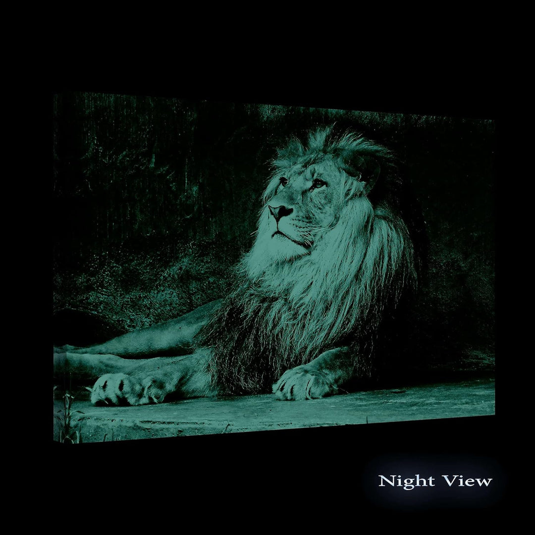 Startonight Bilder König der Löwen, Leinwandbilder Moderne Kunst, Tiere Wanddeko Kunstdrucke, Wandbi