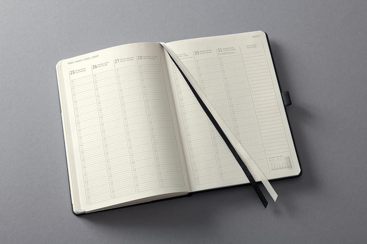 SIGEL C2418 Planungsbuch Terminplaner Wochenkalender 2024, extra gross, A4+, 1 Woche = 2 Seiten, 1 S