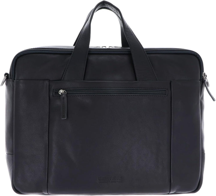 Leonhard Heyden Hamburg - Aktentasche 15" 40 cm Schwarz, Schwarz