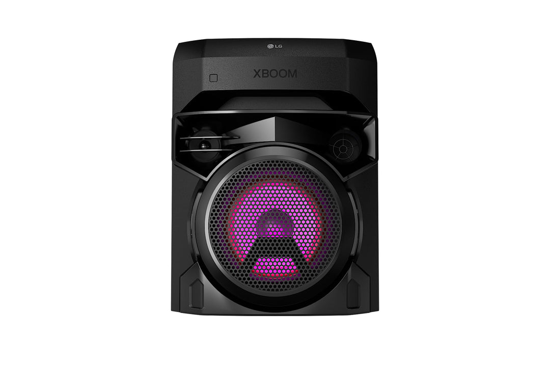 LG XBOOM RNC2, 1-Wege-Soundsystem mit 2 Lautsprechern (Dolby Audio, Karaoke- & DJ-Funktionen, Beleuc
