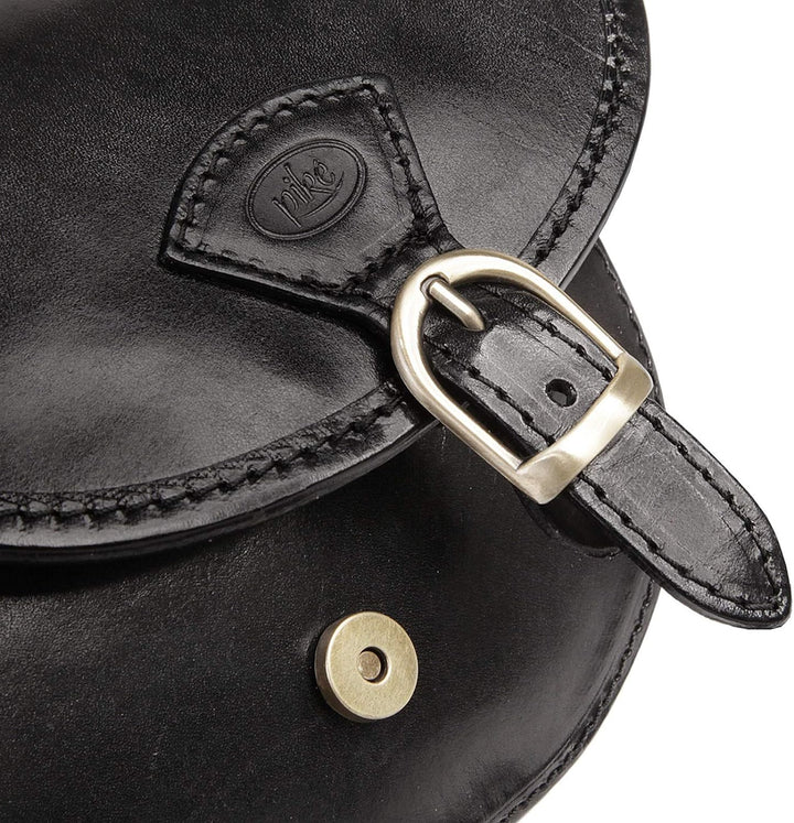 piké Umhängetasche schwarz echt Leder Damen - 016176