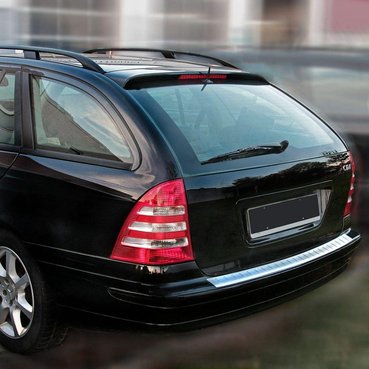 Ladekantenschutz Edelstahl MATT kompatibel für MERCEDES C-KLASSE S203 T-MODELL | 2001-2007 | premium