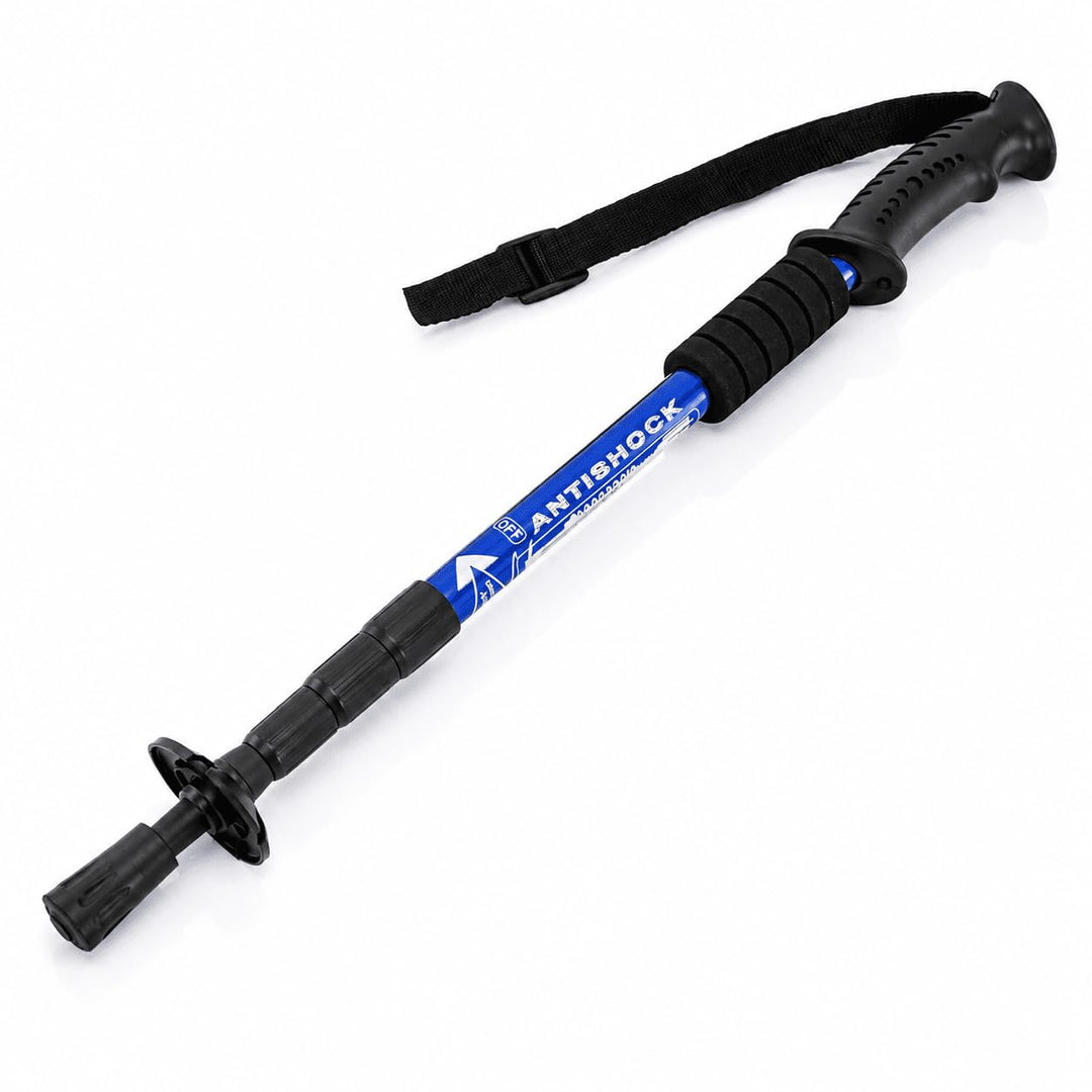 MidGard Teleskop Nordic Walking Stöcke, 50-110 cm höhenverstellbar, Antischock Dämpfung, Wanderstöck