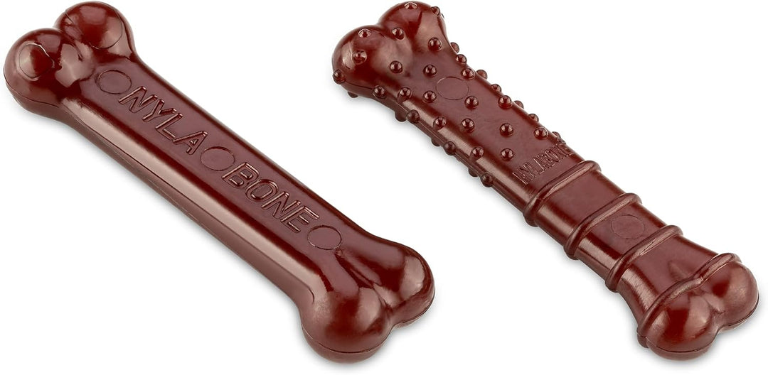 Nylabone, Basted Blast, Extrem starker Kauknochen, Hundespielzeug aus Nylon, Knochenform, Haltbarer