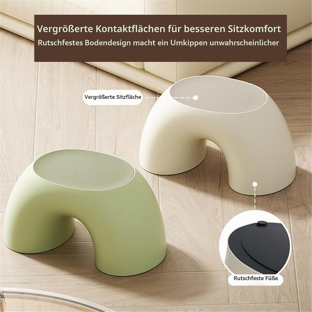 Ringförmig Toilettenhocker Erwachsene Tragbar rutschfest Langlebig Kackhocker Für Das Badezimmer Klo