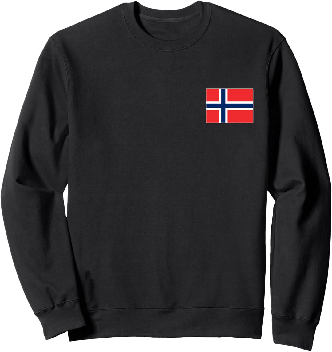 Norwegen Flagge Norge Flagg Norwegische Flaggen Herren Damen Sweatshirt