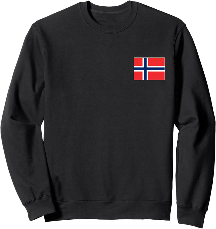 Norwegen Flagge Norge Flagg Norwegische Flaggen Herren Damen Sweatshirt