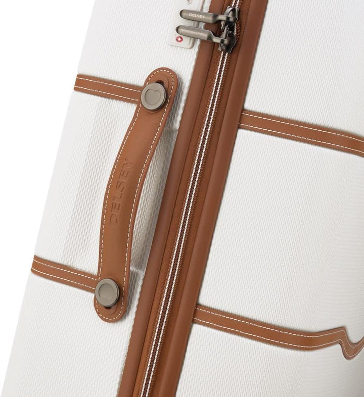 DELSEY PARIS 4 DOPPELROLLEN TROLLEY 82 CM XXL ( 82cm - 134.67L ) Angora, XXL ( 82cm - 134.67L ) Ango