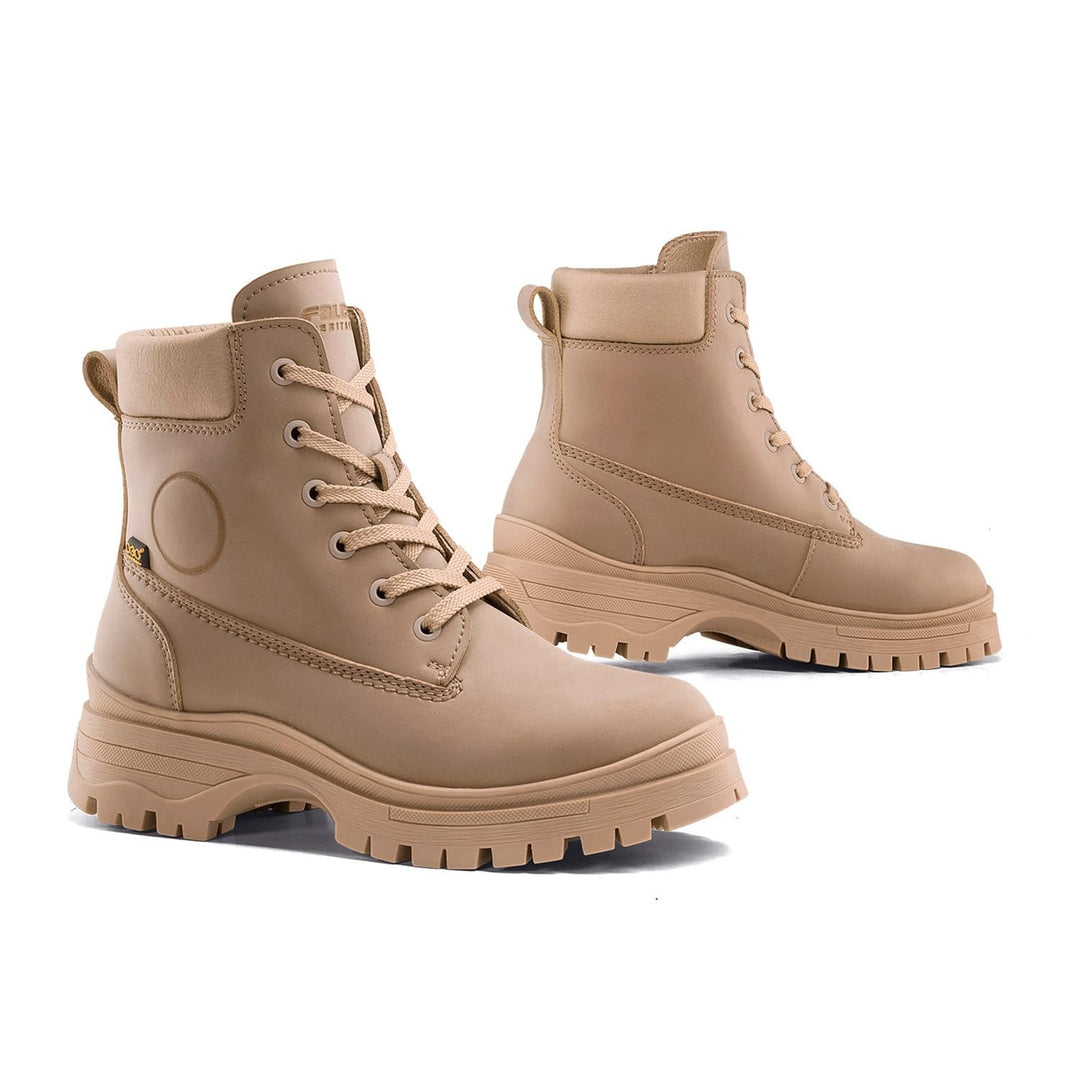 FALCO Zarah Damen Motorrad Stiefel 36 EU Camelbraun, 36 EU Camelbraun