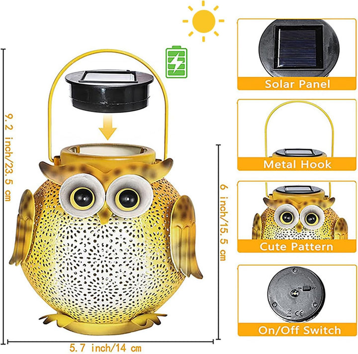 2 Stück Solarleuchten Garten im Freien LED Solar Laterne Hängend Outdoor IP44 Wasserdicht Solarlampe
