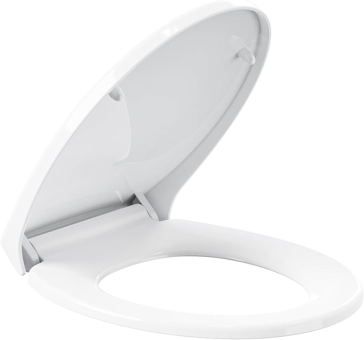 Pipishell Toilettendeckel, WC Sitz mit Absenkautomatik, Quick-Release Funktion für einfach Reinigung