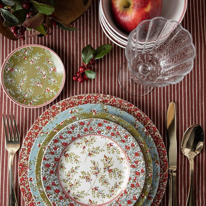 Laura Ashley Stockbridge Collectables Geschenkset 4 Dessertteller 20 cm Porzellan Dessertteller - 20