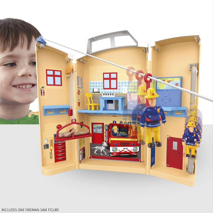 Fireman Sam Fire Rescue Centre fire Station playset, Figure &amp; Accessories, pre-School Adventure Toy,