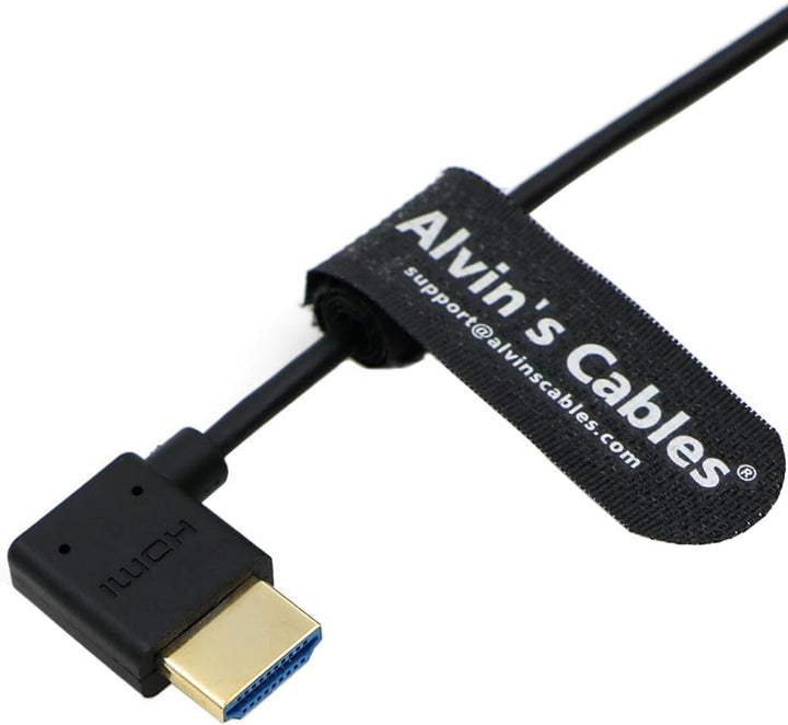 Alvin's Cables Ultra HD 8K HDMI 2.1 HDMI-Kabel Gerade zu Rechtwinklig Hohe Geschwindigkeit für Atomo