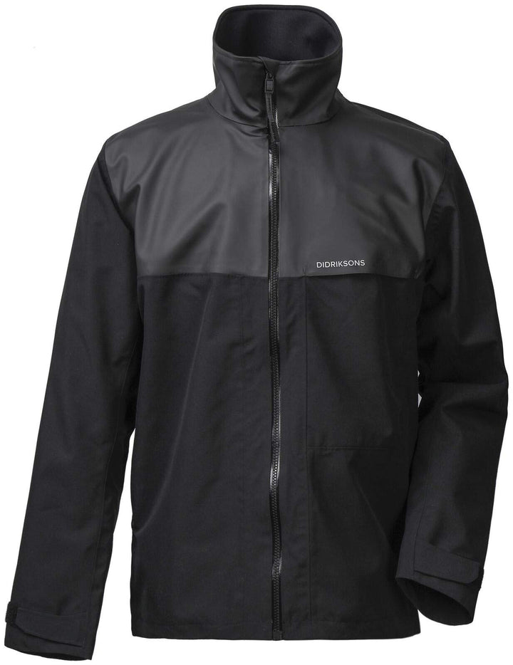 Didriksons Herren Outdoorjacke Jacke Oliver USX JKT Winddicht M 060 Schwarz, M 060 Schwarz