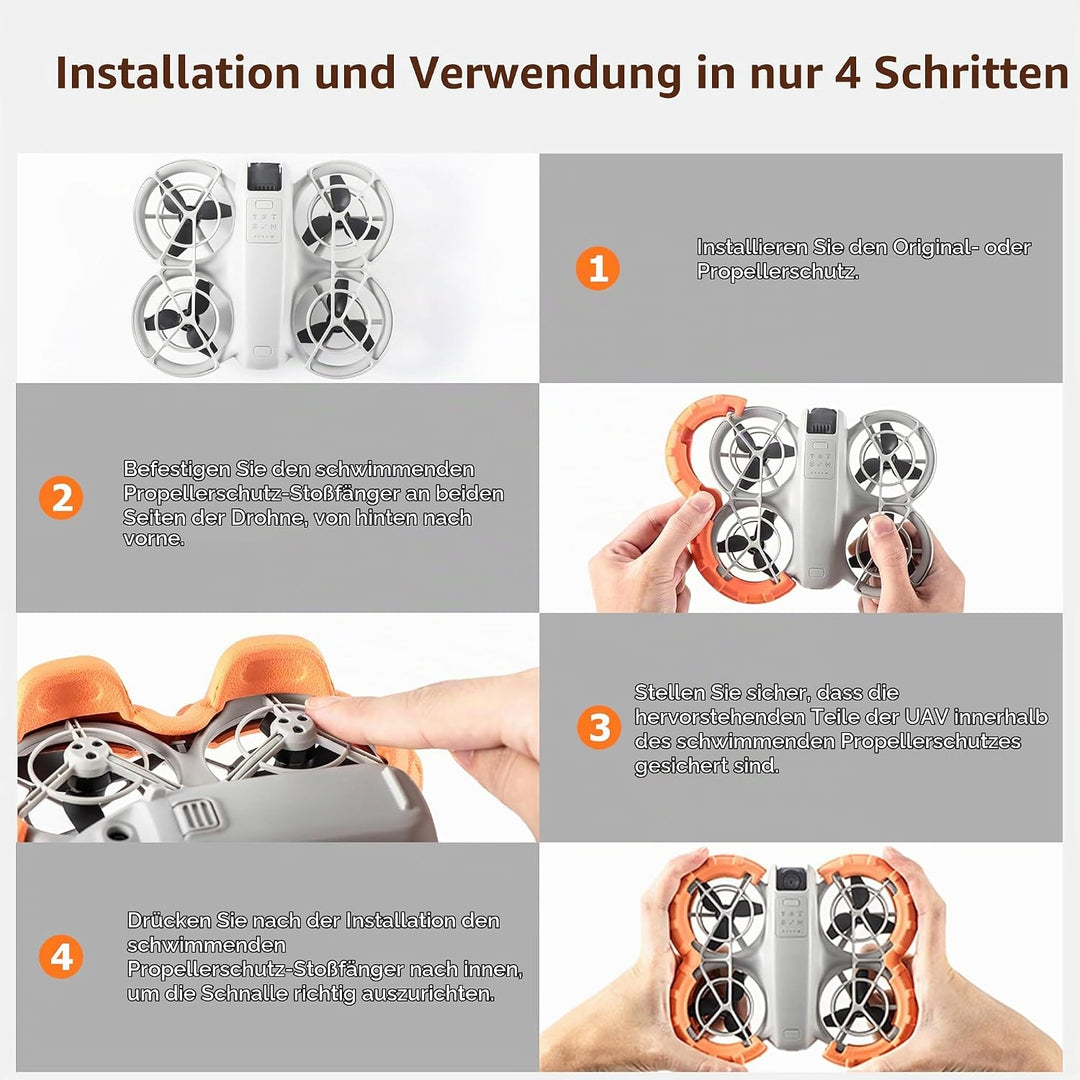 Propeller Guard für Dji Neo Zubehör, STARTRC PHOTO Höhe Höhensteigerndes Abdeckung für DJI Neo Drone