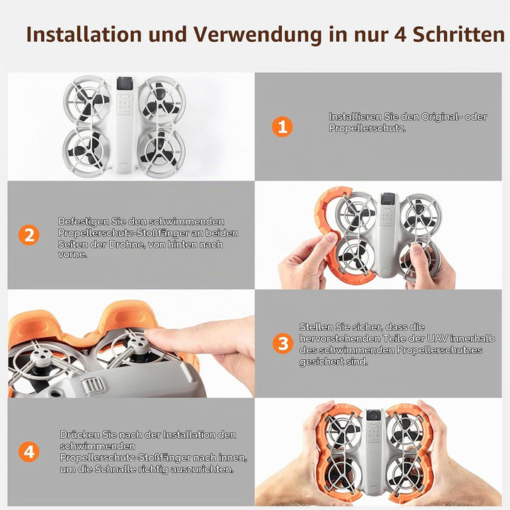Propeller Guard für Dji Neo Zubehör, STARTRC PHOTO Höhe Höhensteigerndes Abdeckung für DJI Neo Drone