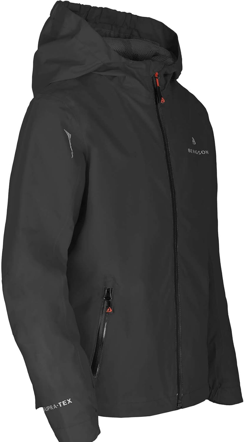 Bergson Kinder Regenjacke LIO - Wanderjacke - Fahrradjacke - Outdoorjacke - wasserdicht - winddicht