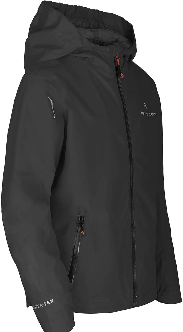Bergson Kinder Regenjacke LIO - Wanderjacke - Fahrradjacke - Outdoorjacke - wasserdicht - winddicht