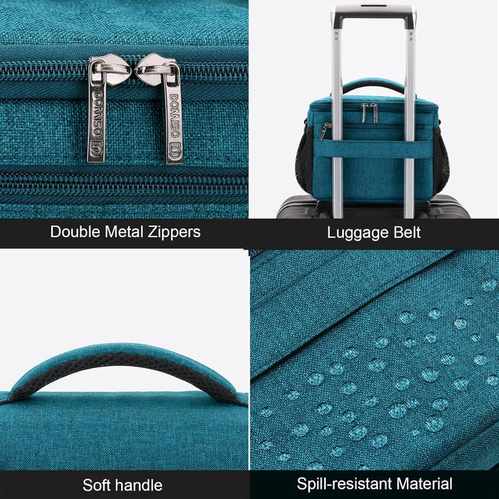 DOMISO SLR DSLR Kameratasche Wasserdicht Fototasche, Teal, Teal
