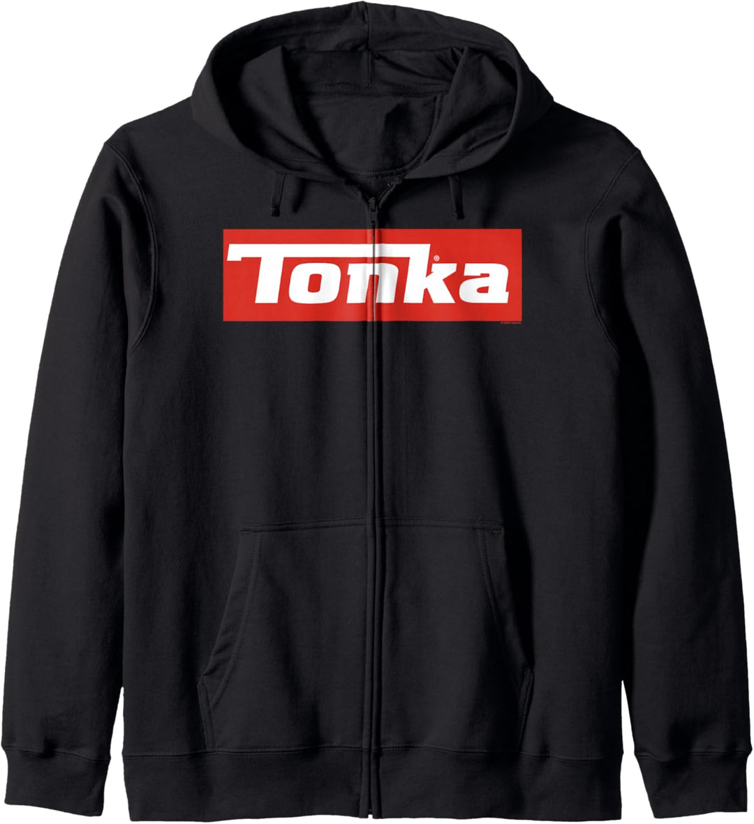 Tonka Simple Red Vintage Logo Kapuzenjacke