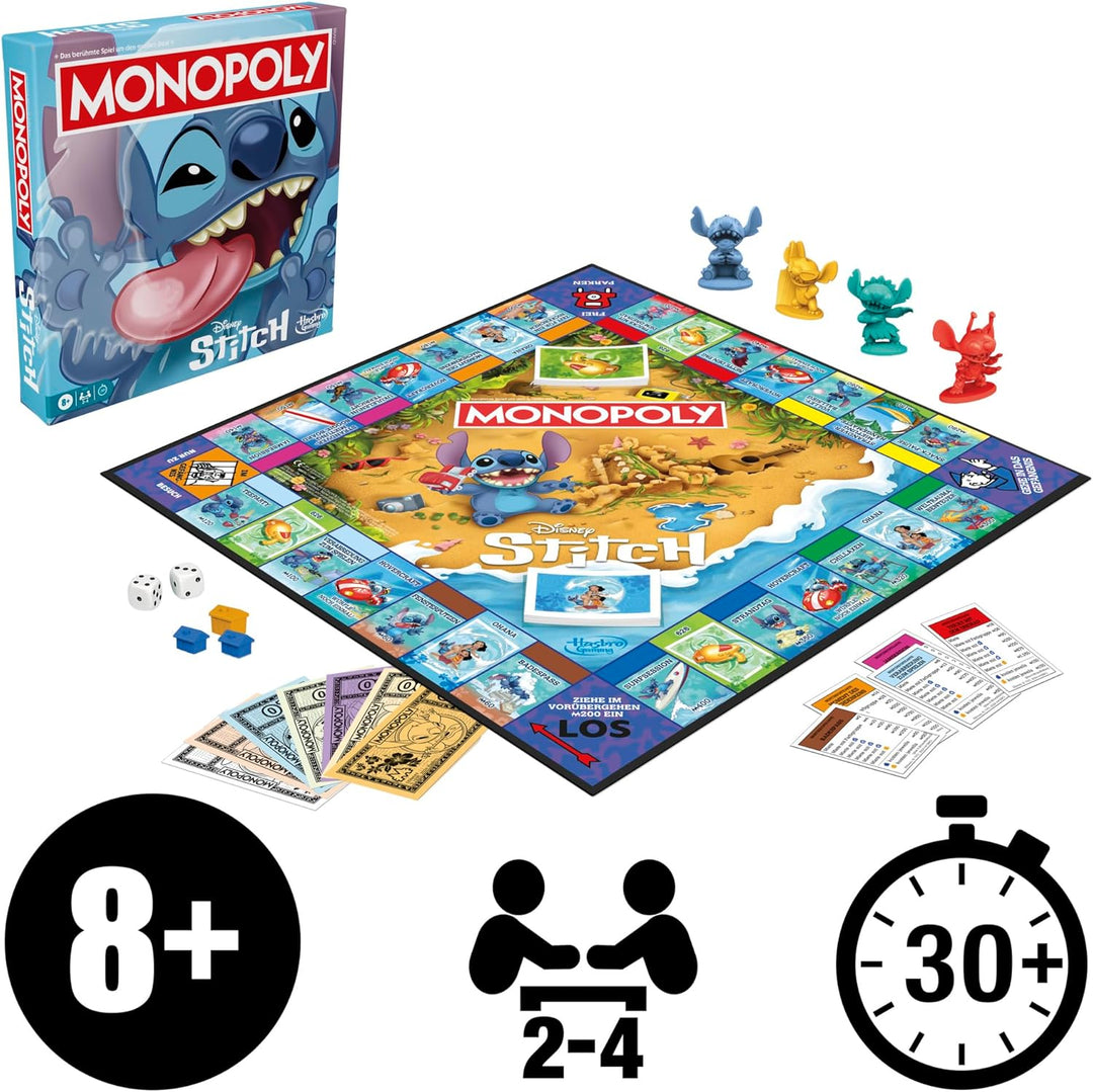 Monopoly Disney Stitch Edition Brettspiel - Deutsche Fassung