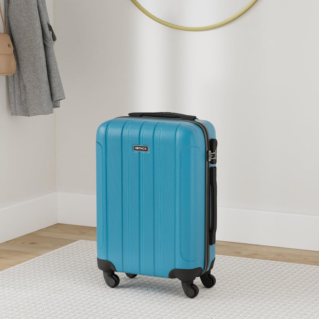 ITACA - Trolley Handgepäck Cabin Trolley Koffer Reisekoffer Hartschalenkoffer mit Zahlenschloss - Ka