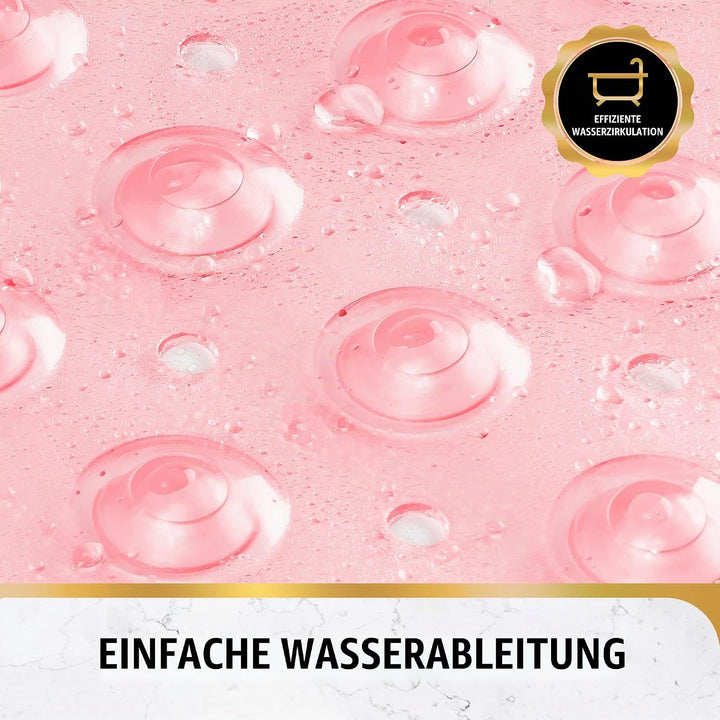 HITSLAM Badewannenmatte rutschfest, 101 x 40cm Extra Lange Antirutschmatte Badewanne, Duschmatte rut