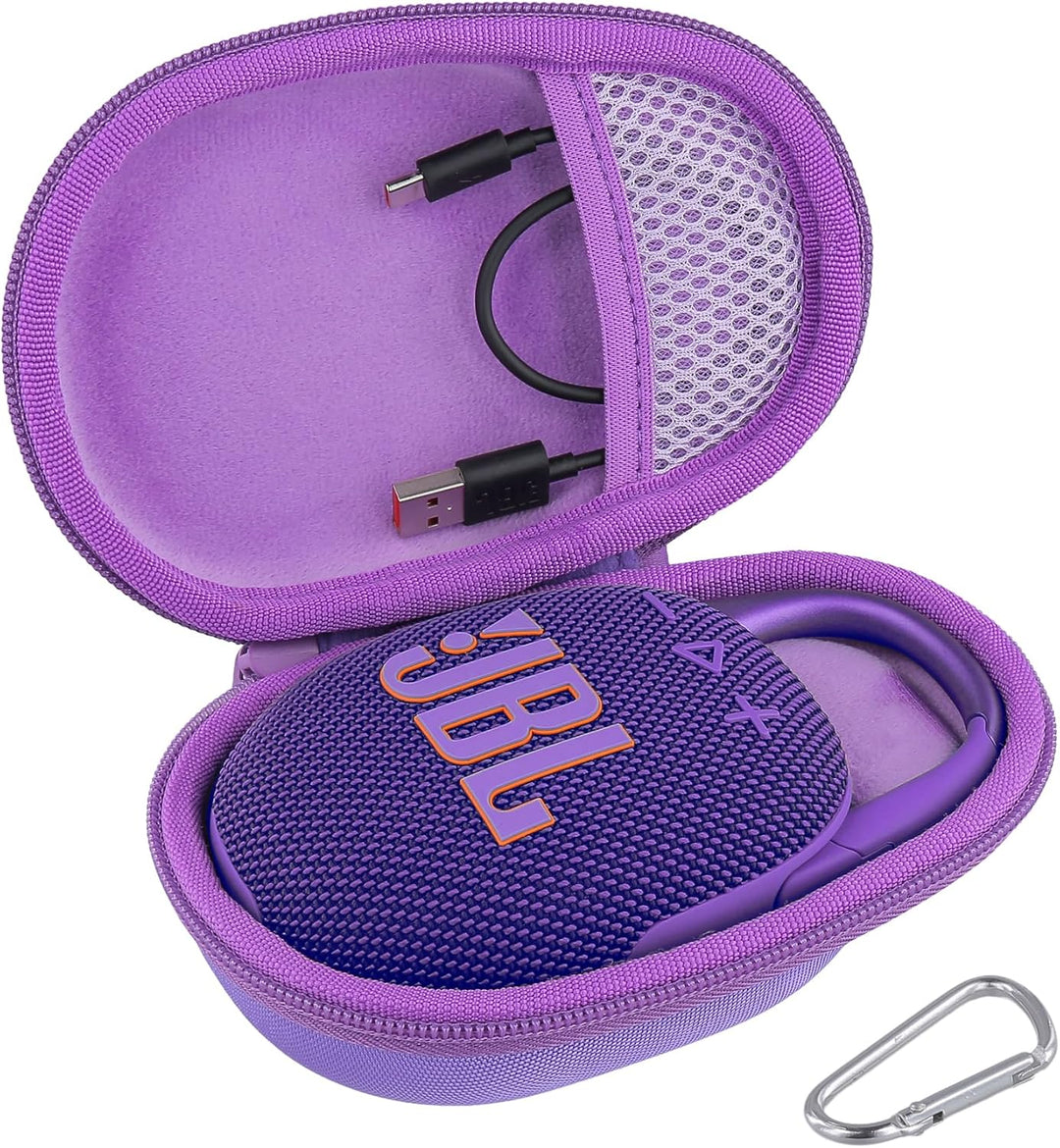 co2CREA Hart Reise Schutz Hülle Etui Tasche für JBL Clip 5 /JBL Clip 4 / JBL Clip 4 Eco Tragbare Blu