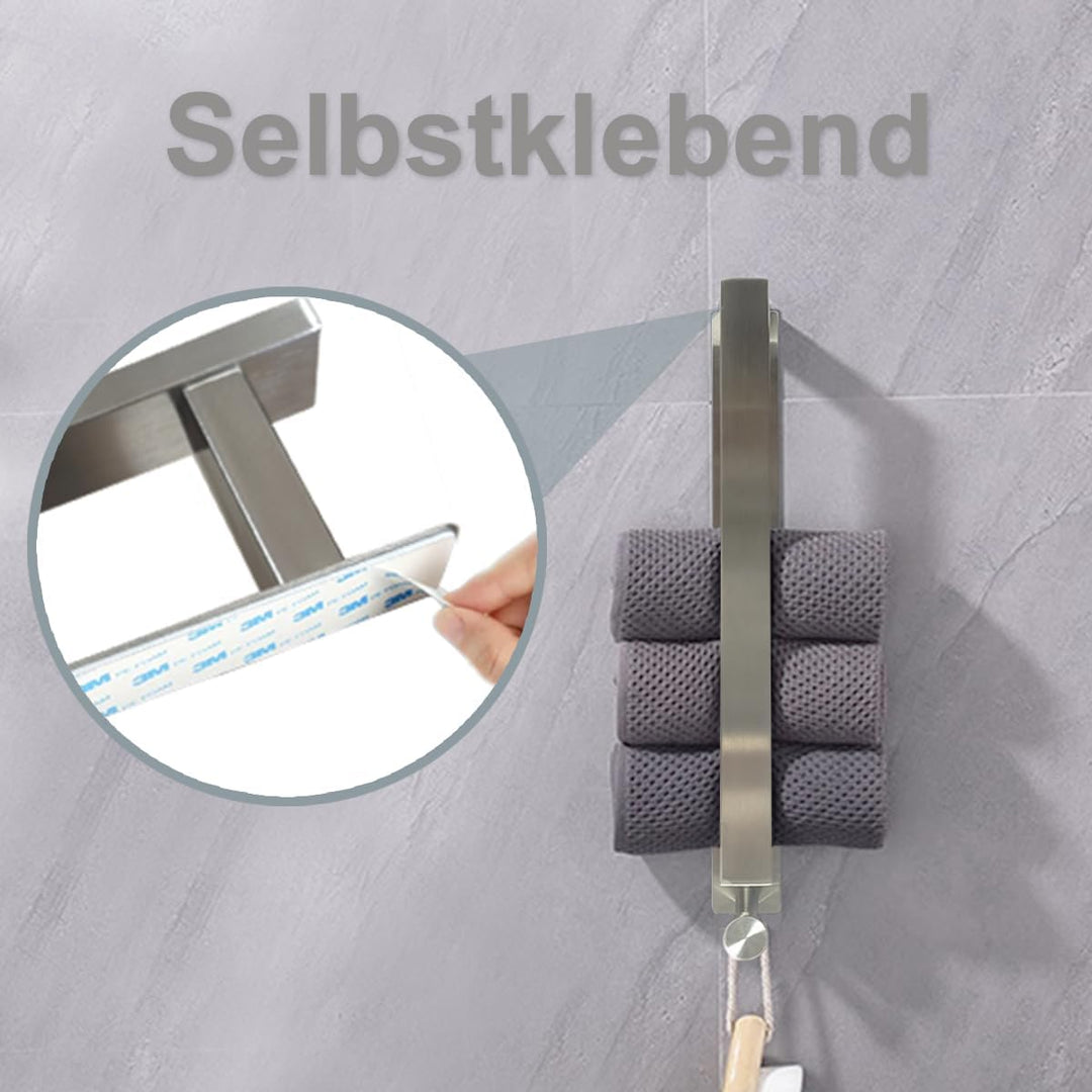 Handtuchhalter Ohne Bohren, Handtuchhalter Bad, Selbstklebende Handtuchhalter Edelstahl Handtuchstan