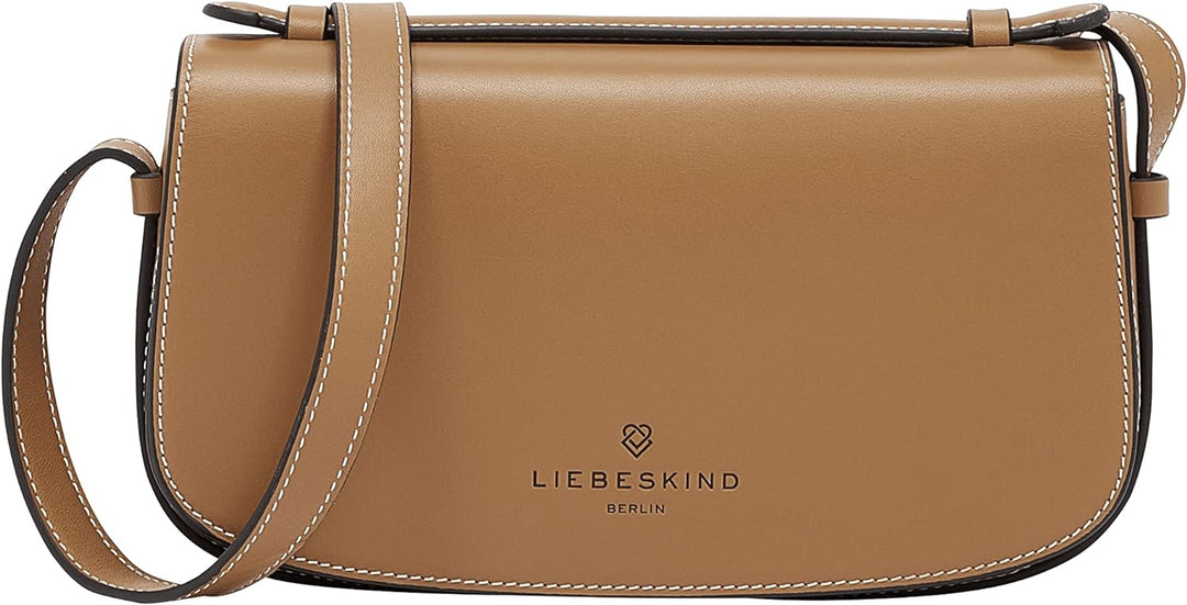 Liebeskind Berlin SADIE TM Empire Crossbody, Small (HxBxT 15cm x 23.5cm x 6.5cm), Sepia