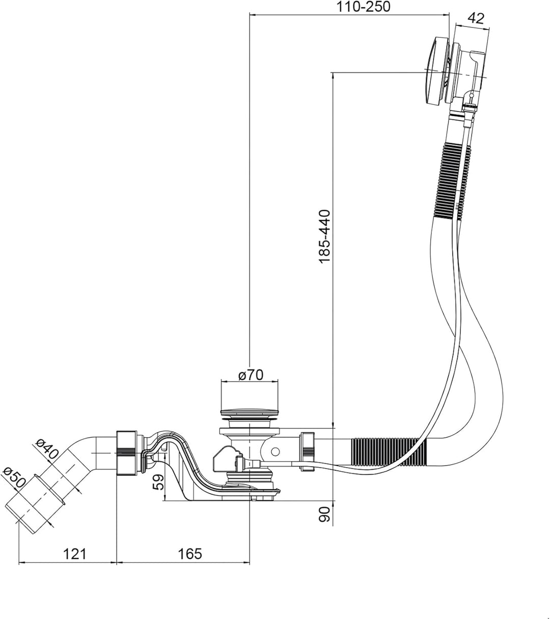 Schulte Badewanne 135x135 Set inkl. Schürze, Fussgesetell, Ab- und Überlauf, Modell A aus hochwertig