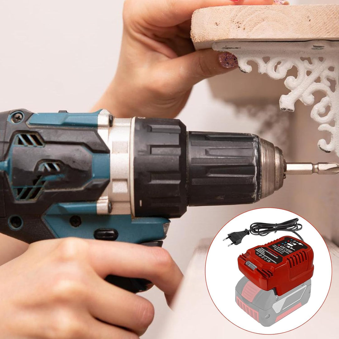Ersatz PXC Ladegerät für Einhell 18V Power X-Change Akku, Auto-Ladegerät kompatibel mit Einhell 18V
