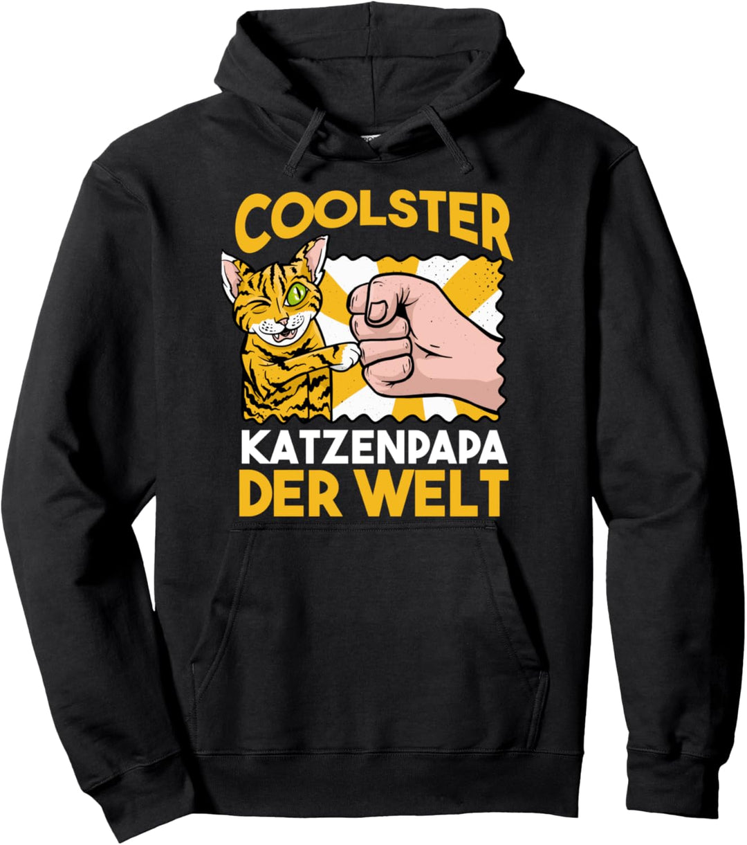 Bester Katzenpapa der Welt Pullover Hoodie