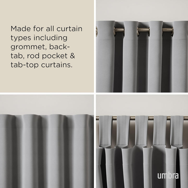 Umbra 244993-411 Window Cappa Gardinenstange, Gardinenschiene, Vorhangstange, Vorhangschiene, metall