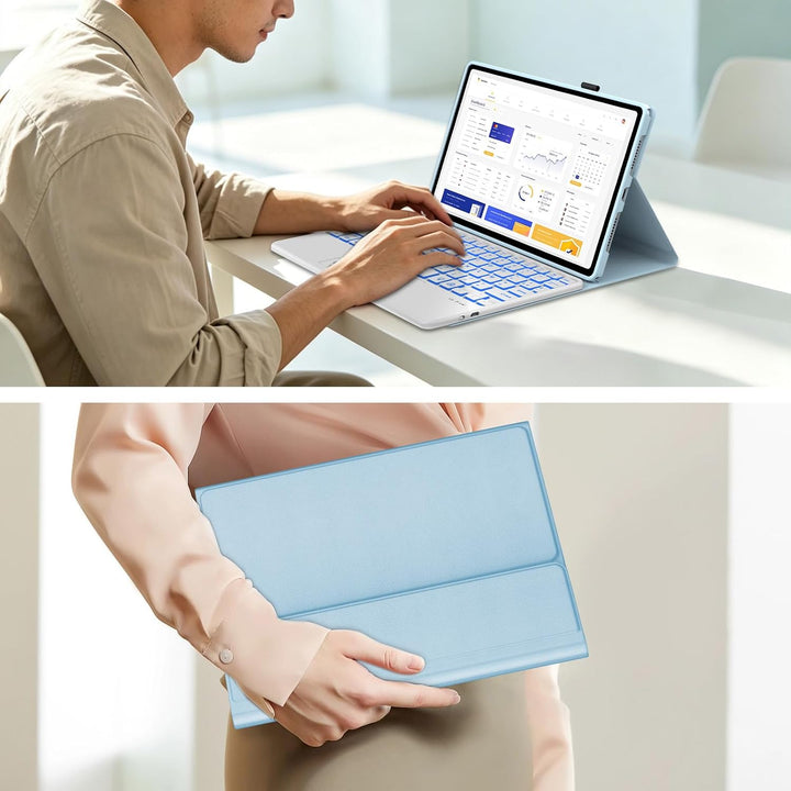 FOGARI Für Lenovo Idea Tab 2025 11/Tab M11 2024 11 Zoll Tastaturabdeckung | Abnehmbare Bluetooth-Tas